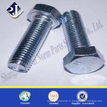 Chine Fournisseur de haute qualité DIN 933 fil plein Hex Head Bolt et noix